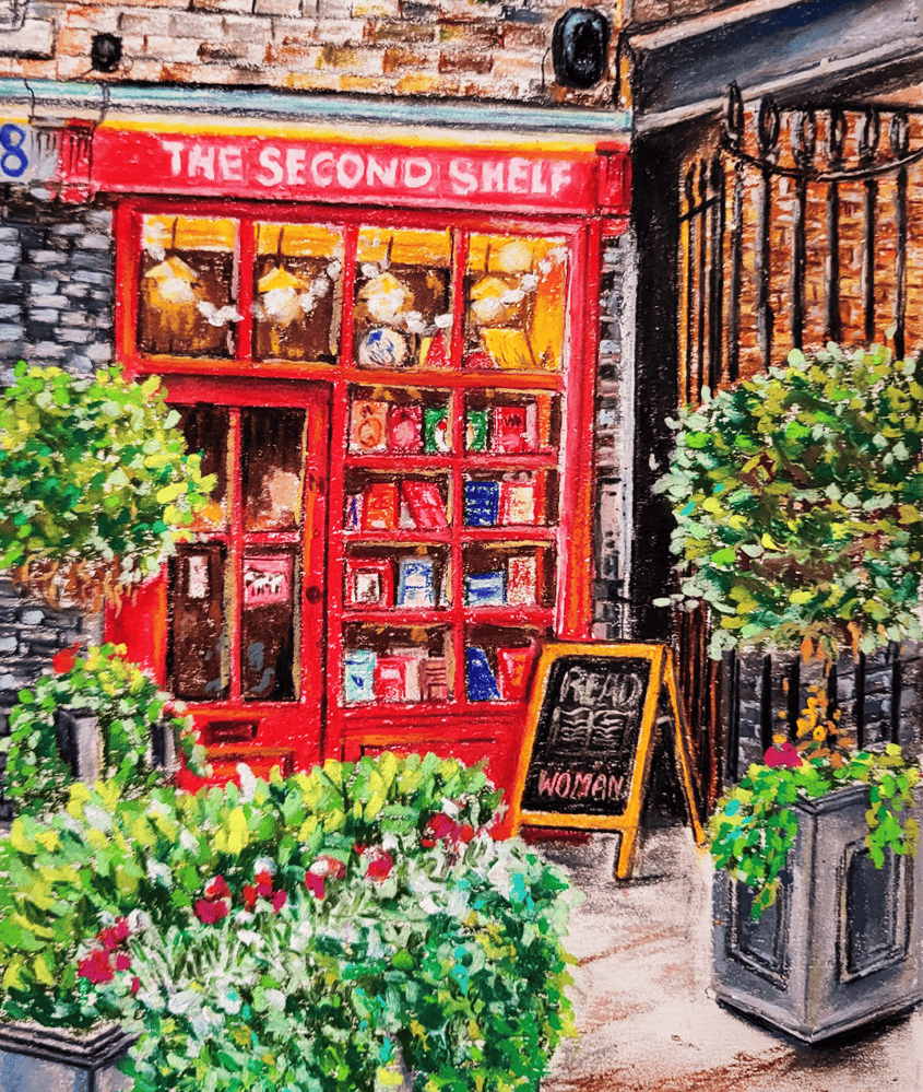 the-second-shelf-Oil-pastel-meimong8