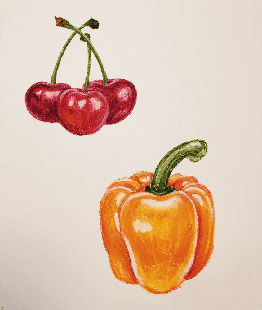 cherry-paprika-Oil-pastel-meimong8
